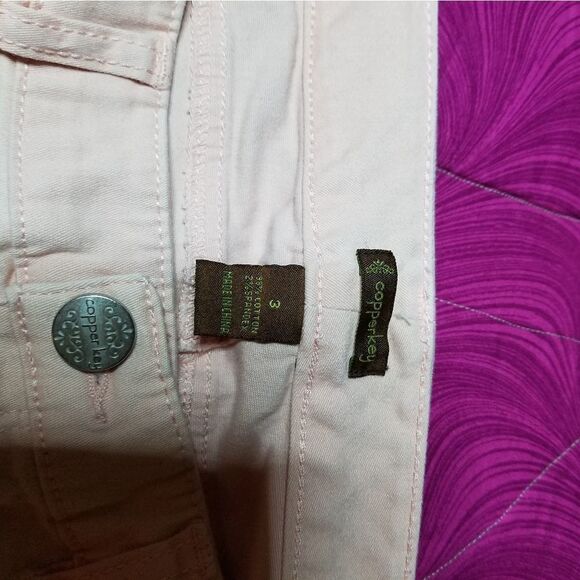 Copper Key peach distressed pants size 3 - Picture 3 of 4
